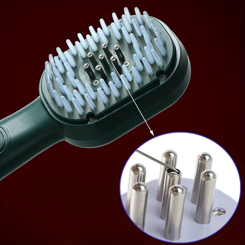 1pc Electric Massage Comb, Scalp Oil Brush for Hair Styling and Massaging