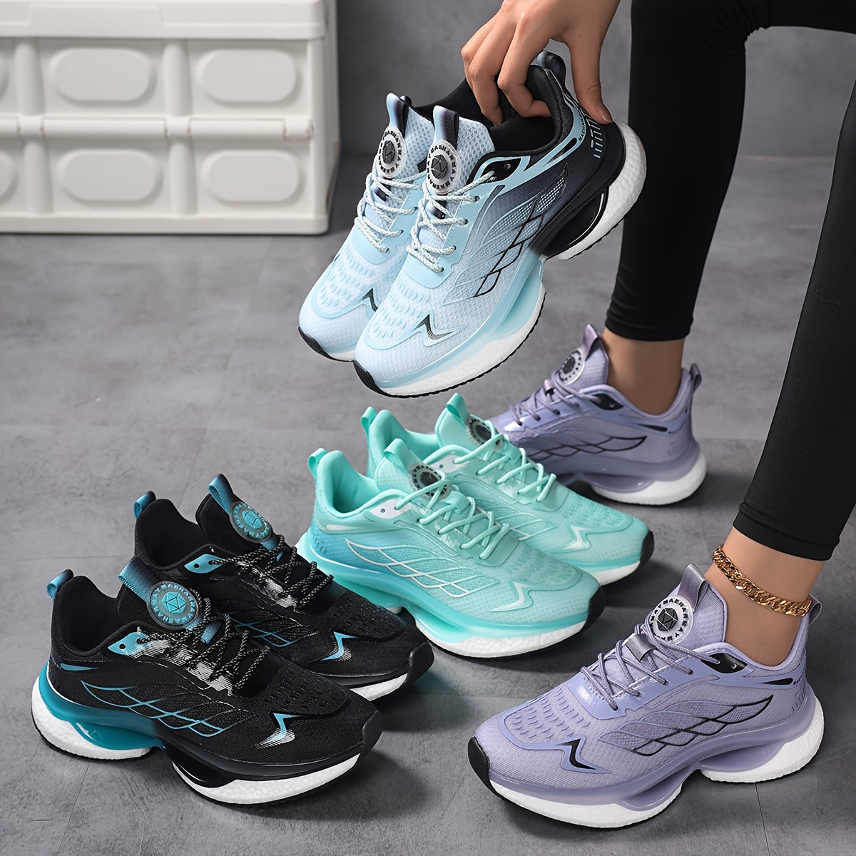 Women's Plus Size 6-12 Athletic Sneakers - Lightweight Shoes