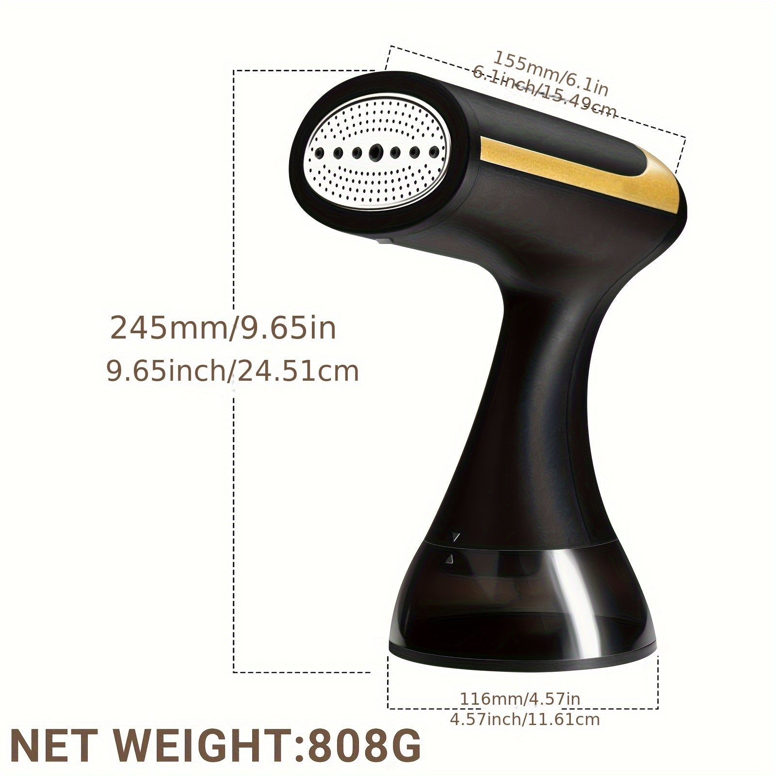 1500W Portable Garment Steamer, Iron, 230V, European Plug