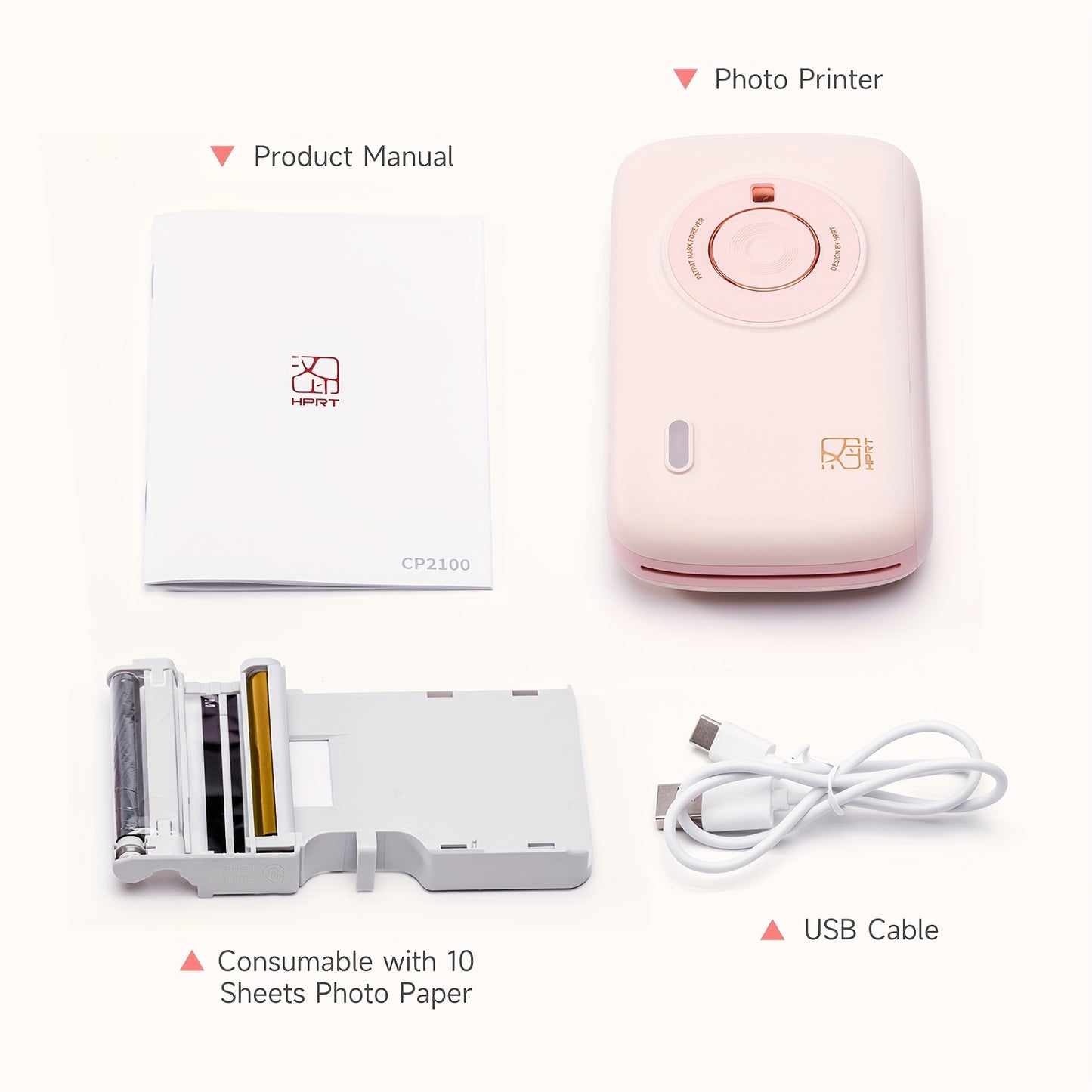 HPRT 2x3 Micro Portable Color Photo Printer