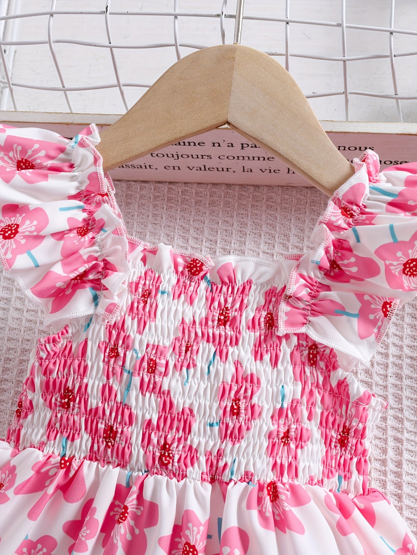 Sleeveless Summer Blossom Dress for Youngsters