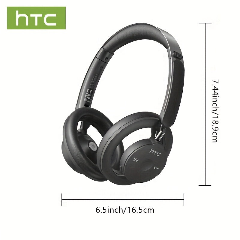 HTC Over-Ear Wireless Headphones with 135-Language Real-Time Translation
