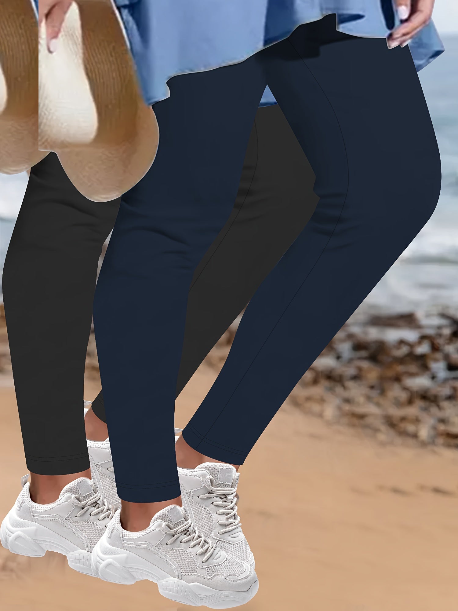 2pcs Elegant Leopard Print Skinny Leggings