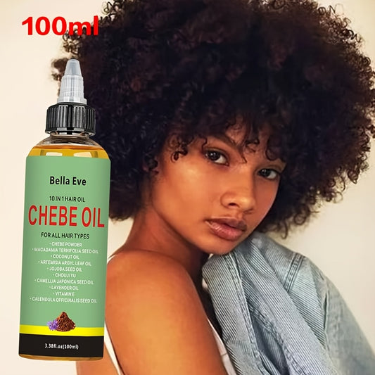 [Customer Favorite] 100ml Chebe Hair Oil Made with Chebe Powder - African Chebe Oil for Hair, damaged hair, Strengthen Hair, Suitable for All Hair Types
