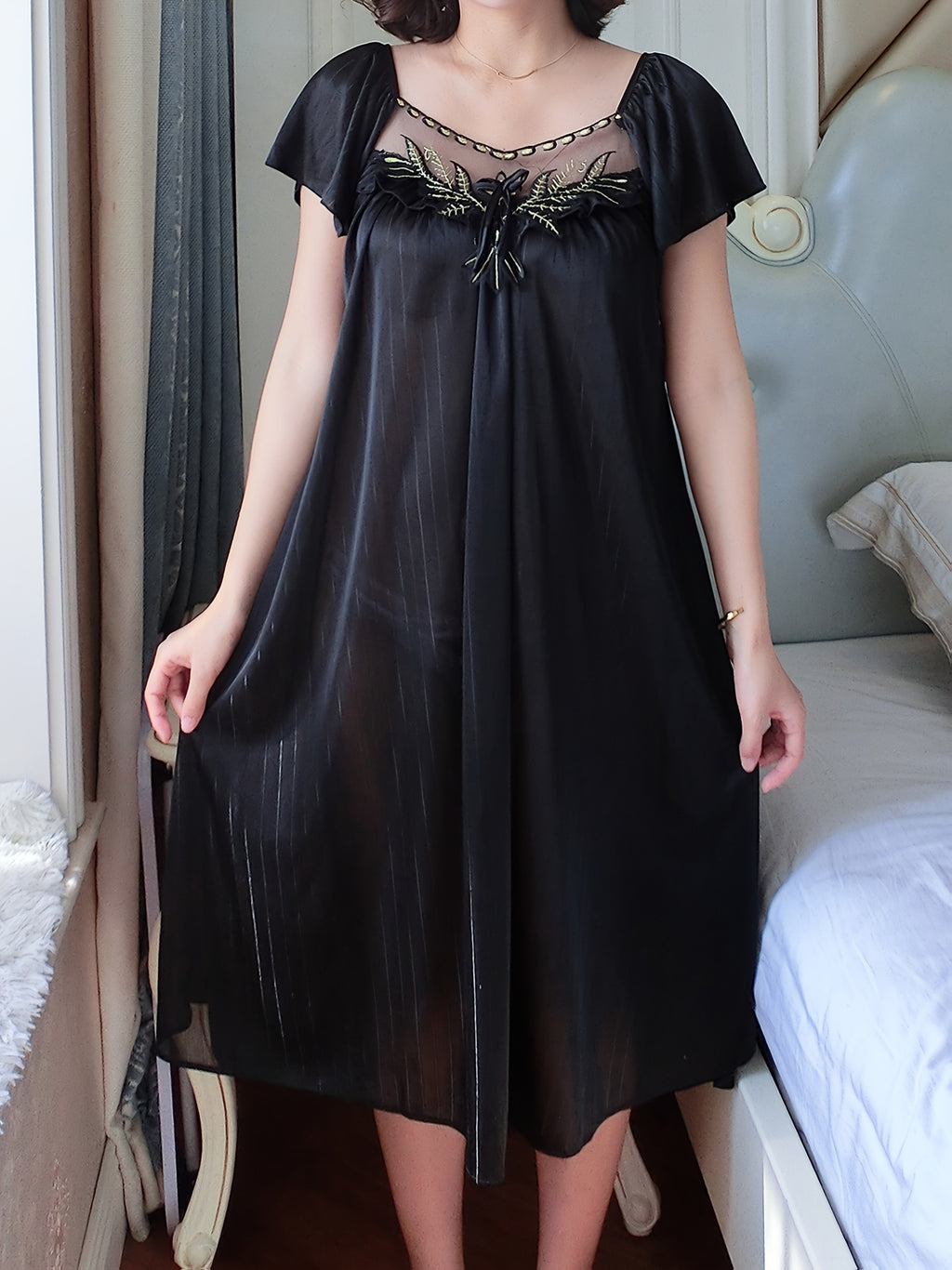 Women's Nightgown, Plus Size, Solid Color