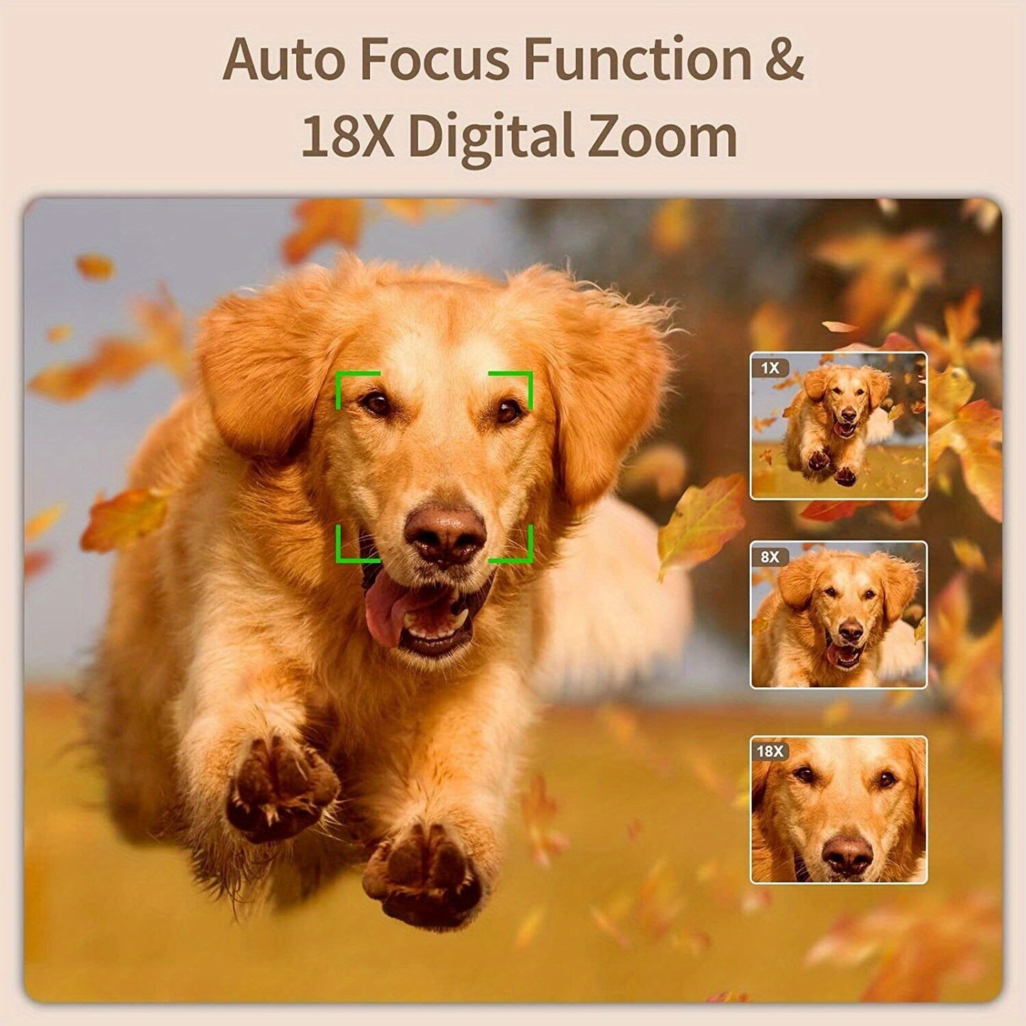 4K Ultra HD Vlogging Camera with 64MP, 60FPS, Auto Focus, 10.16cm Touch Screen