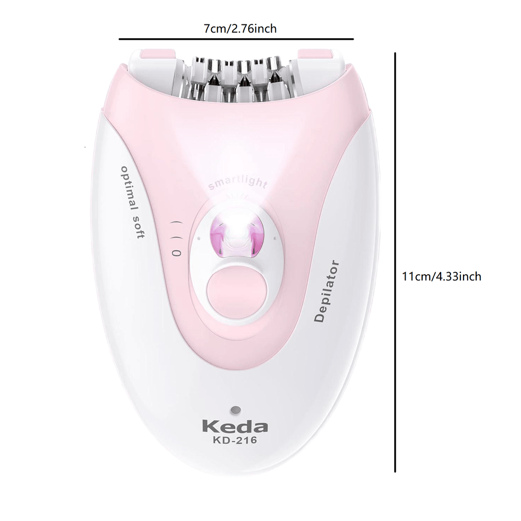 USB Electric Hair Remover with 2-Speed Adjustment & LED Lighting