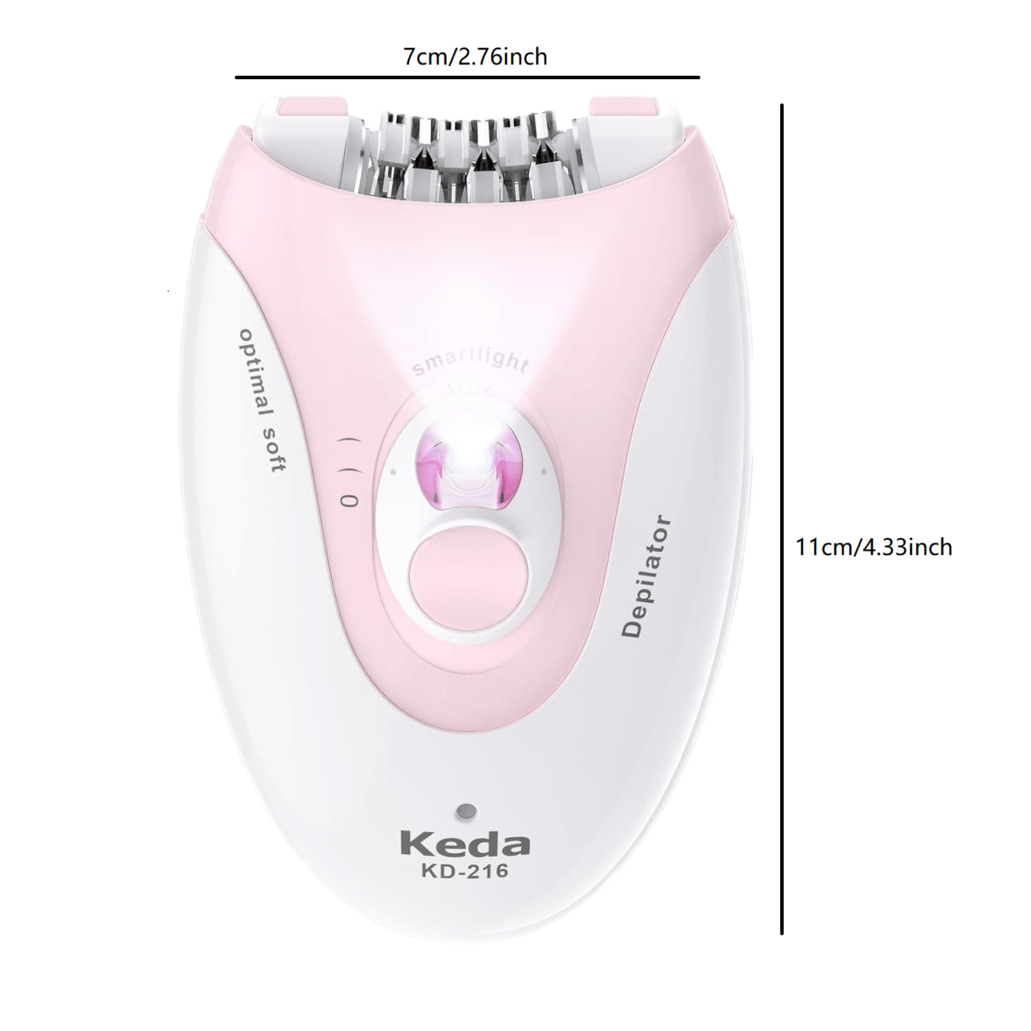 USB Electric Hair Remover with 2-Speed Adjustment & LED Lighting