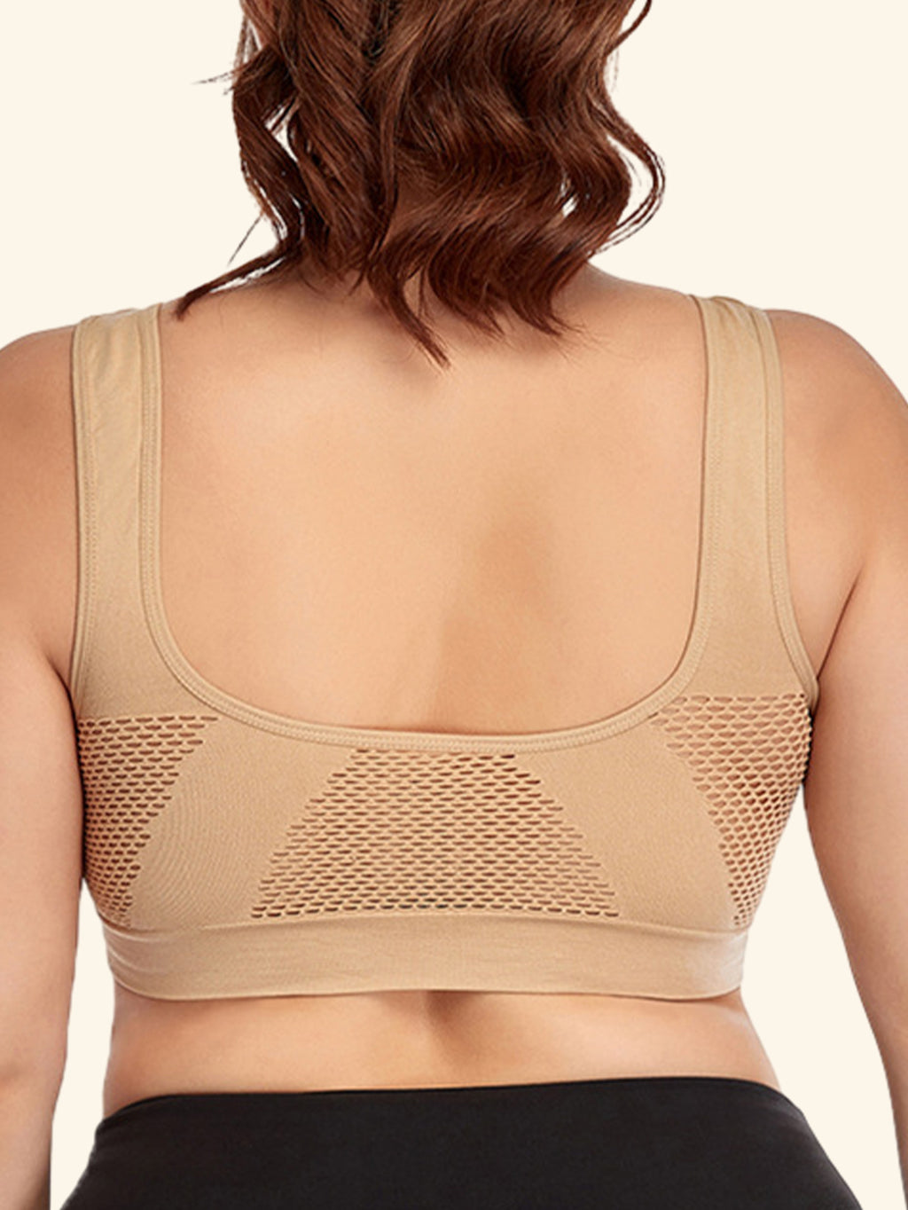 Breathable Mesh Women's Bra 1XL-5XL