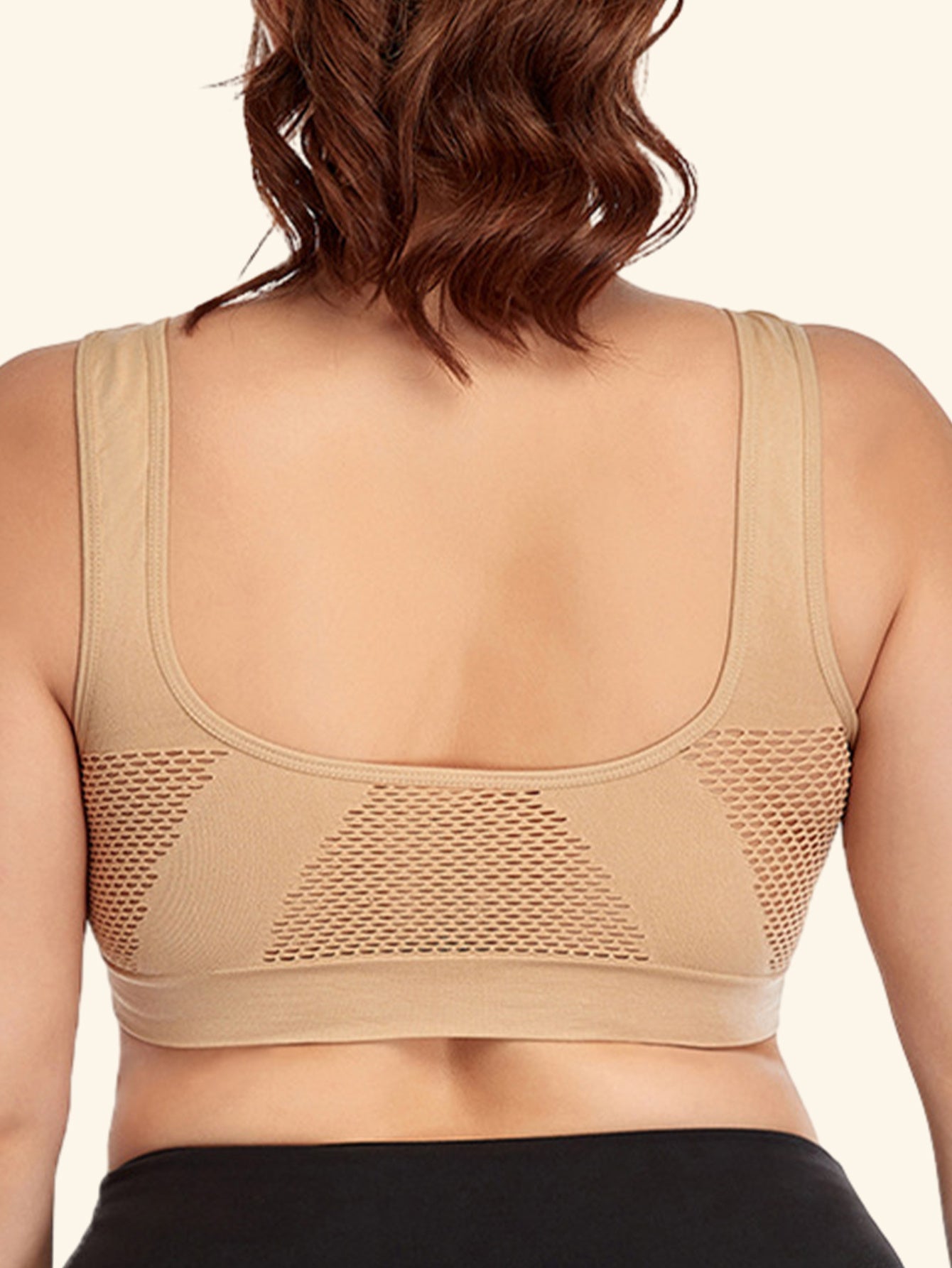 Breathable Mesh Women's Bra 1XL-5XL