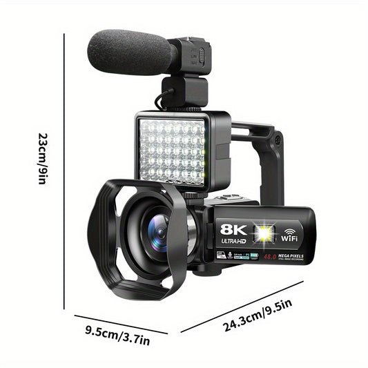 8K 15FPS Integrated Video Camera, 18x Digital Zoom, 64ppm, WiFi, Remote Control
