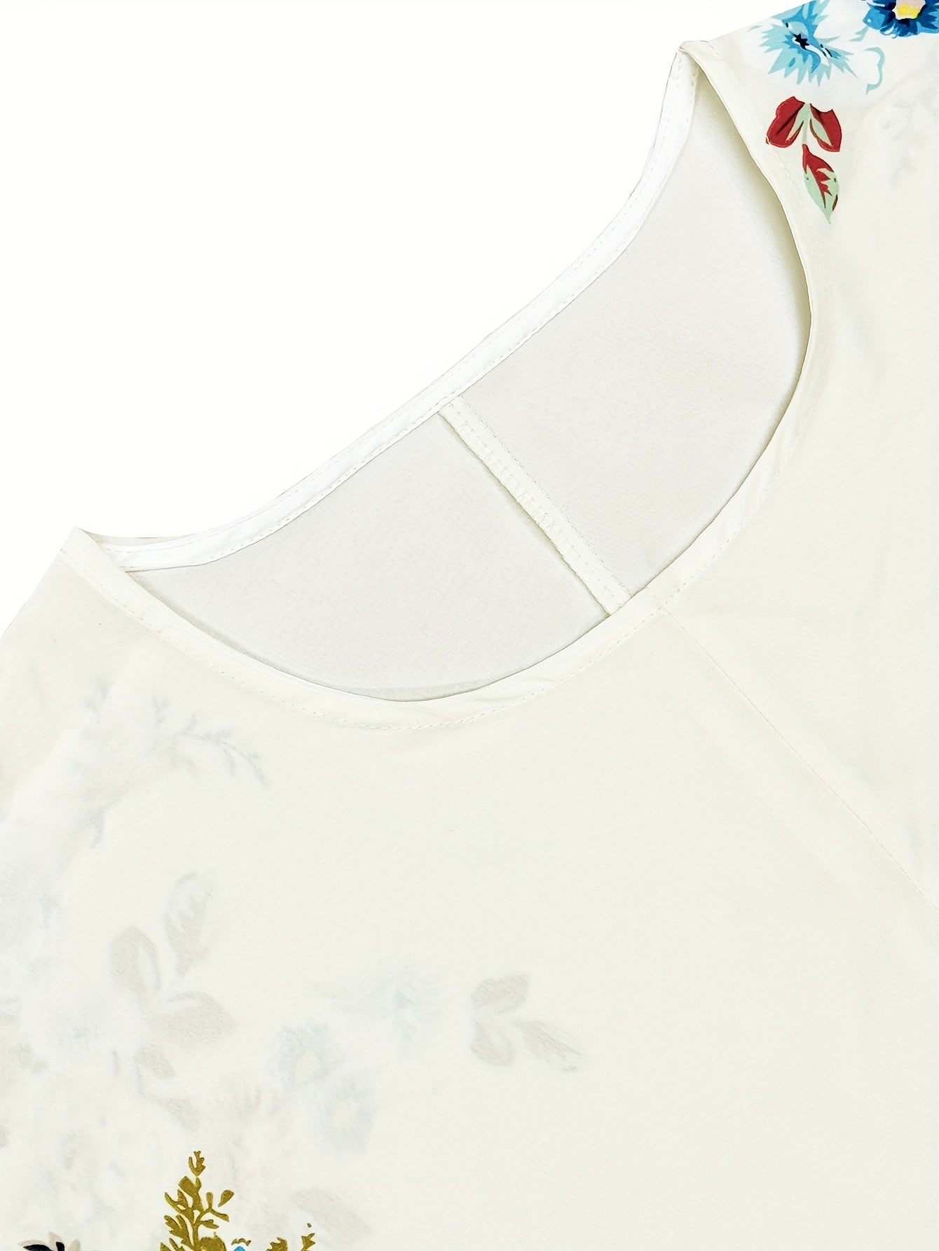 Middle Eastern-Inspired Batwing Sleeves, Loose Fit Floral Print