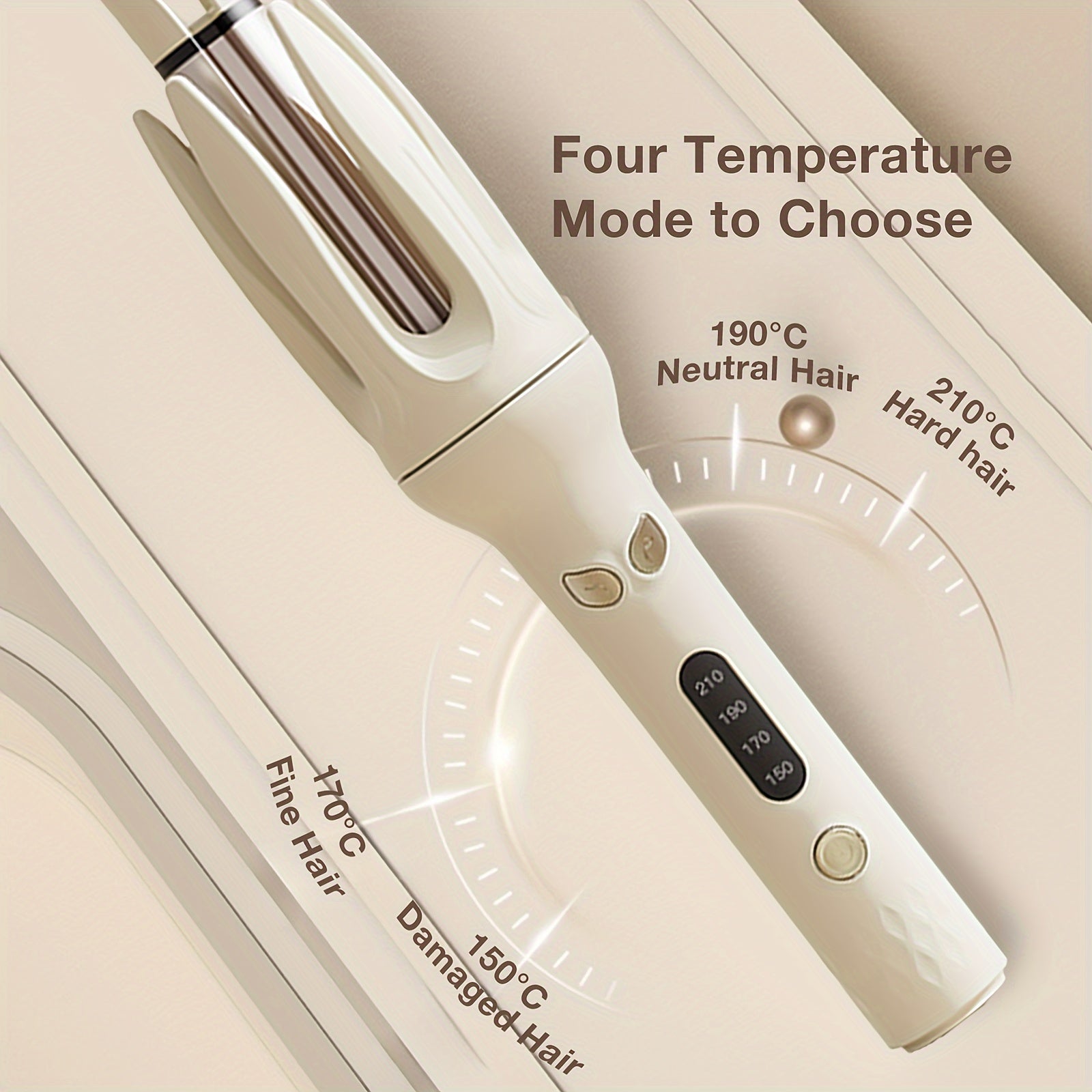Three Fireflies Automatic Hair Curler 28mm - 4 Temperature Modes