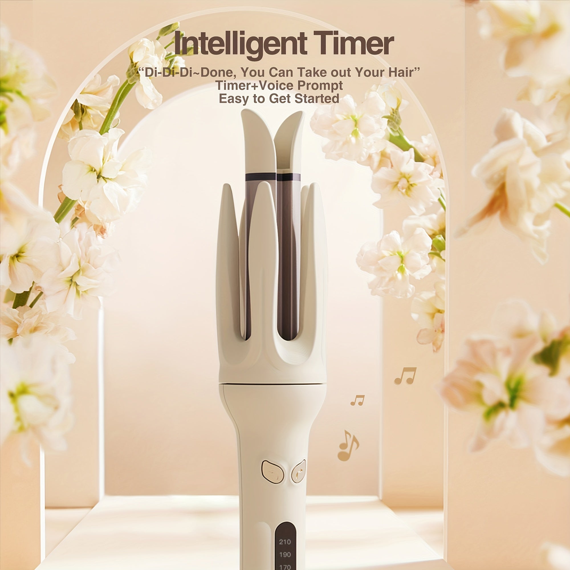 Automatic Curling Irons, 28mm Tubular Curling Irons with 4 Temperature Adjustment Modes