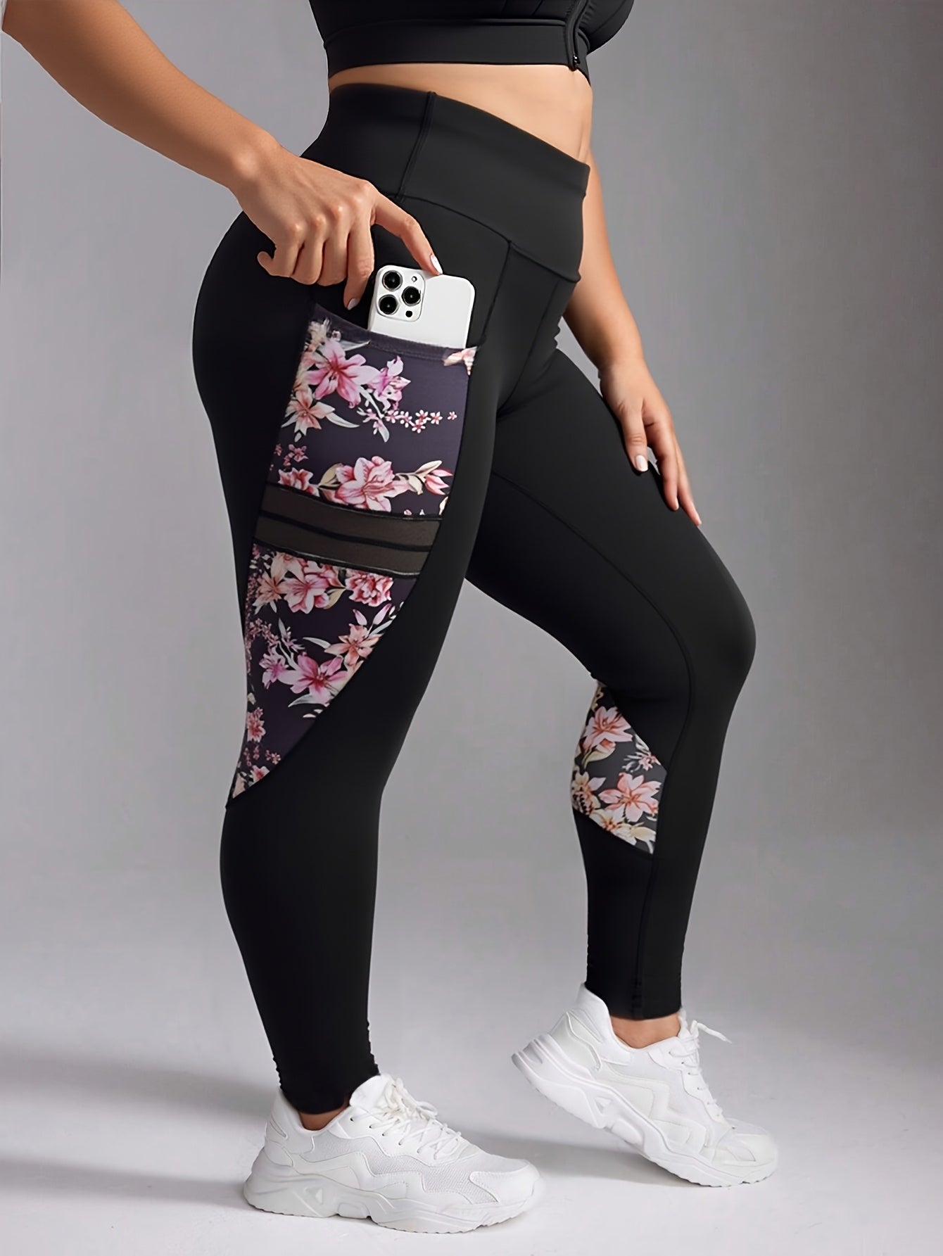 Stretchy, High-Waisted Women's Yoga Leggings with Tummy Control