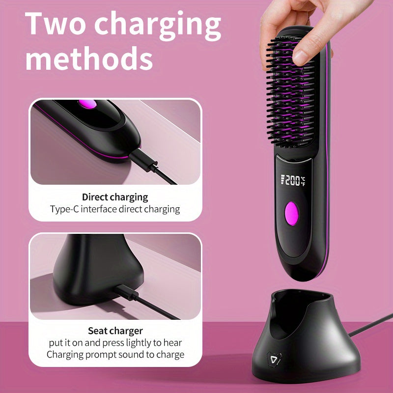 New USB-C Rechargeable Straightener, Fast & Seat Charging Modes