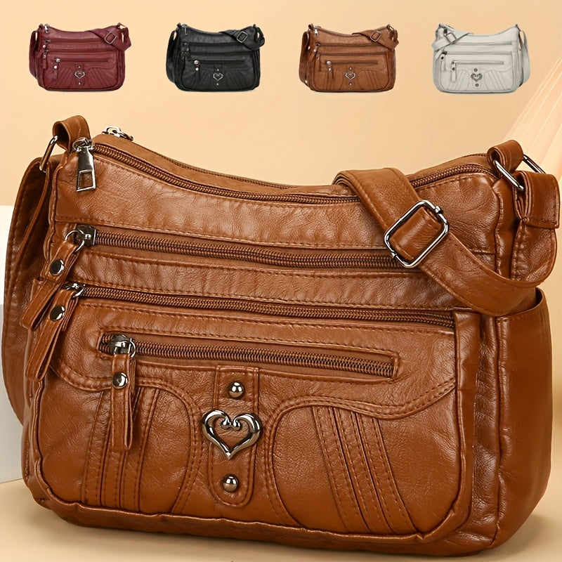 Lightweight, Large Capacity Vintage Style Shoulder Bag for Women