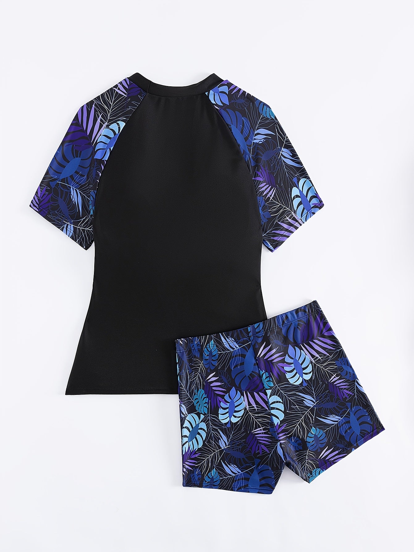 Women's plus-size swimsuit two-piece set