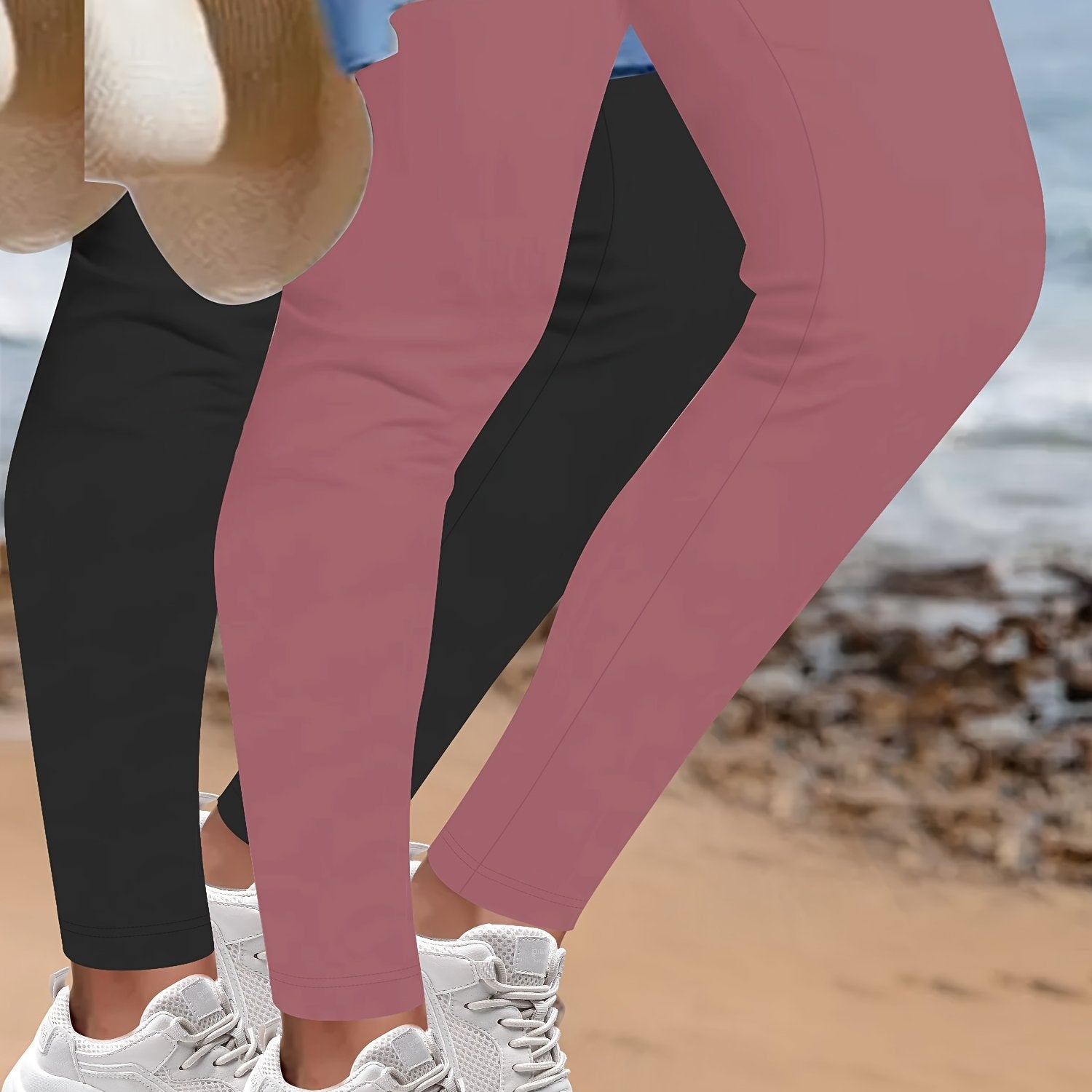 2pcs Elegant Leopard Print Skinny Leggings