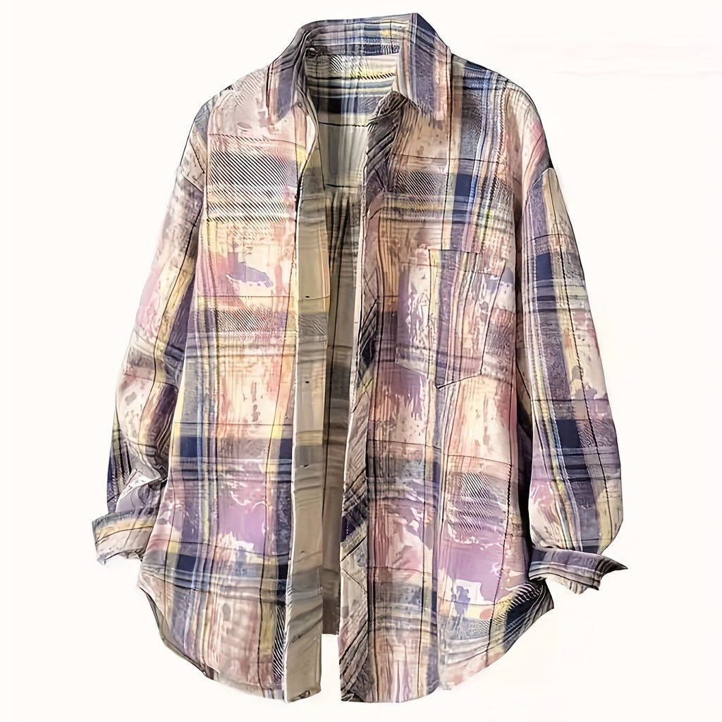 Men's & Women's Vintage American Retro Asymmetrical hem Shirt