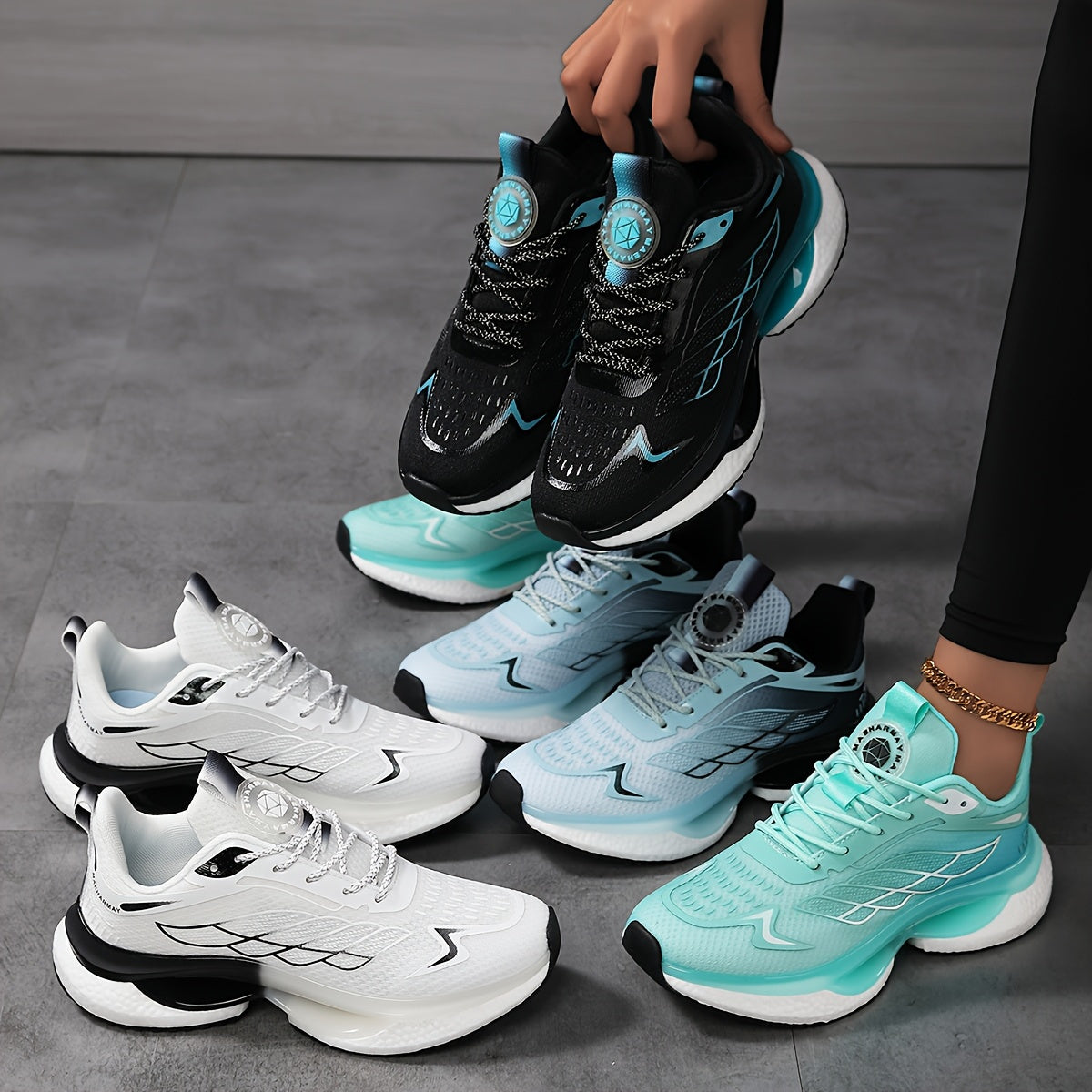 Women's Plus Size 6-12 Athletic Sneakers - Lightweight Shoes