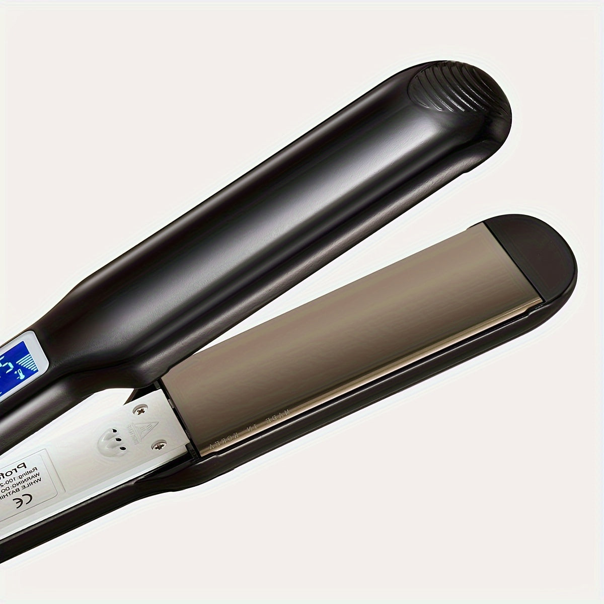 Professional Hair Straightener with Display - Dual-Use for Smooth Styling & Curls