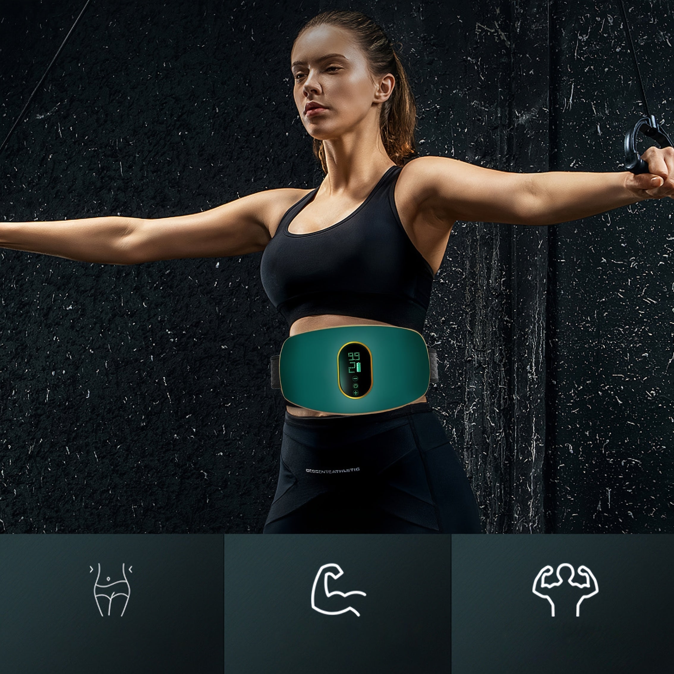 A Multifunctional Massage Belt, USB Rechargeable