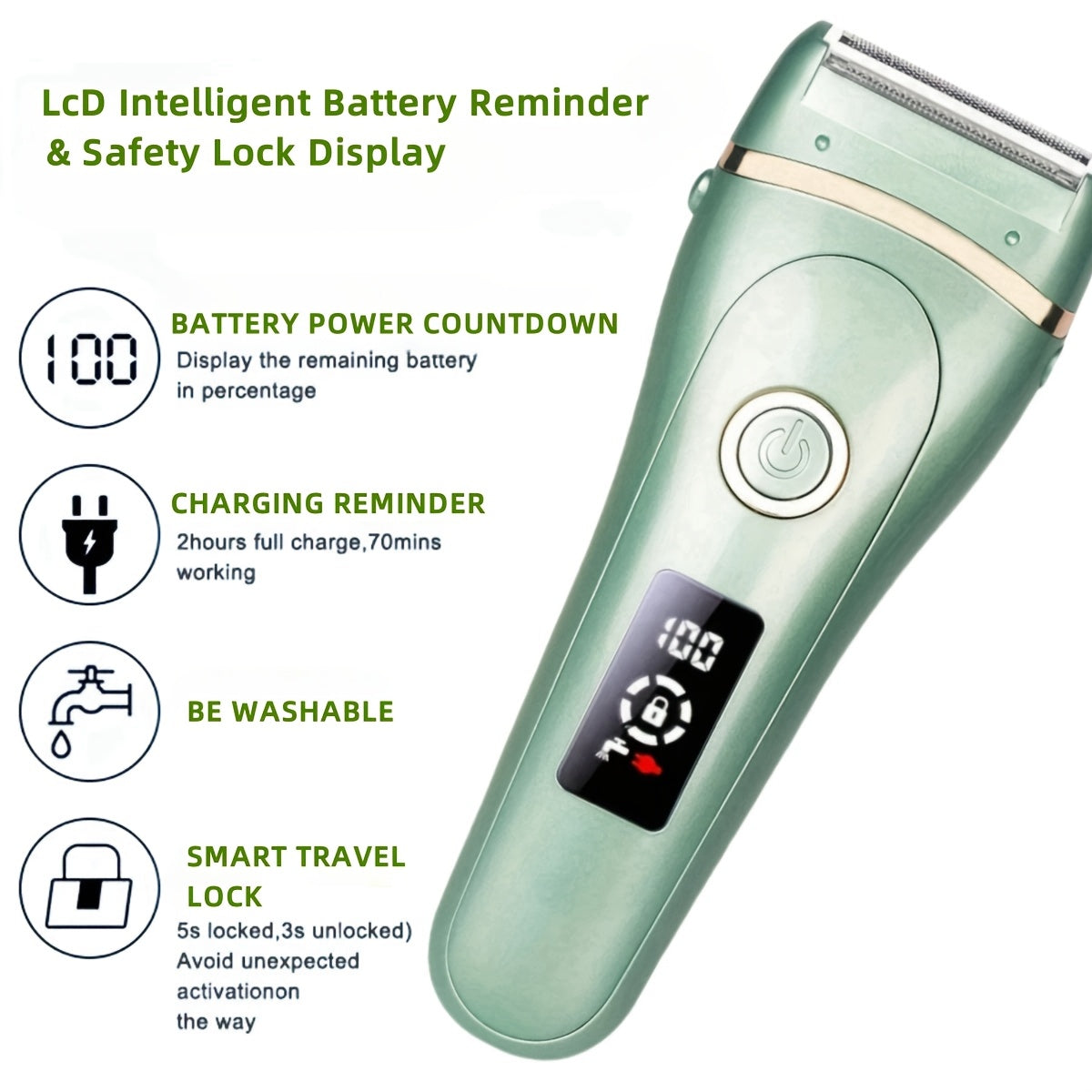 Rechargeable Painless Hair Removal for Women