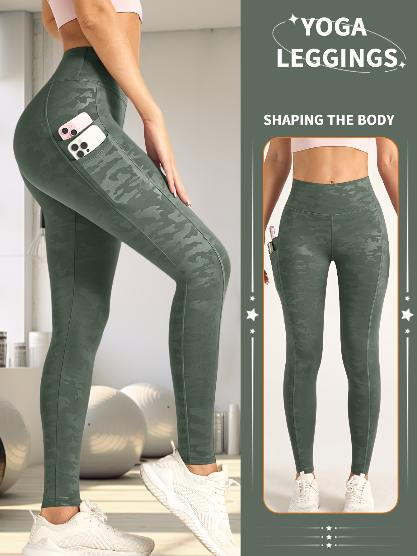 5D Anti-Scratch Print Yoga Pants, Breathable High-Waisted Butt-Lifting Stretch Leggings