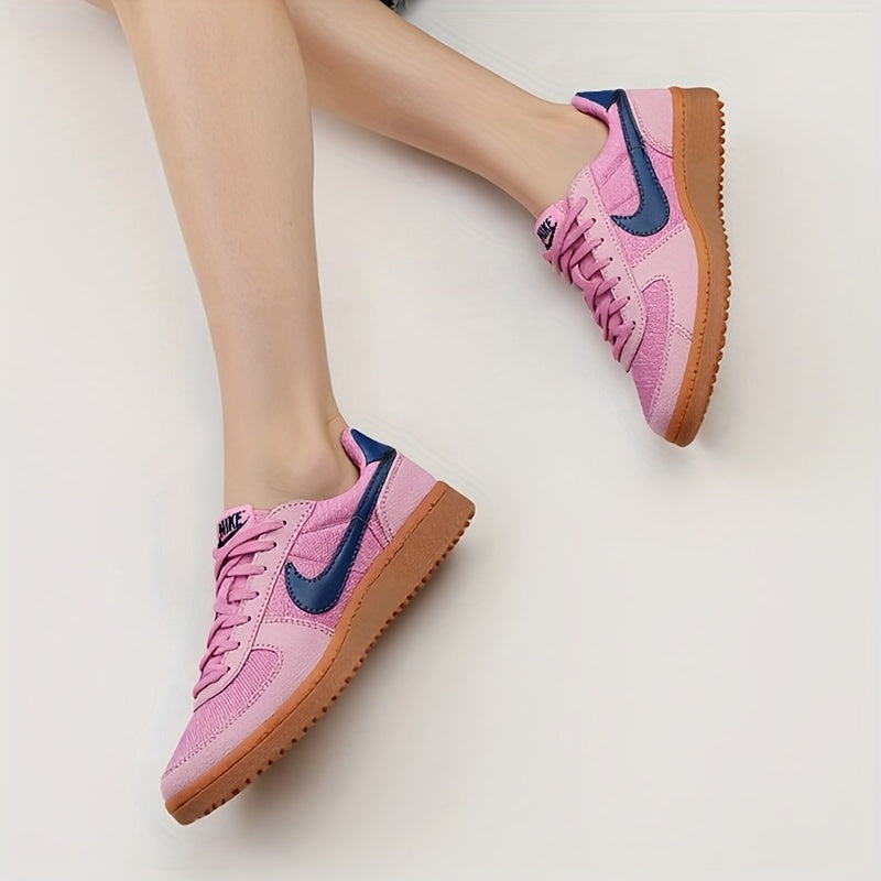 Women's Nike Field General Sneakers - Pink &, Non-Slip Rubber Sole