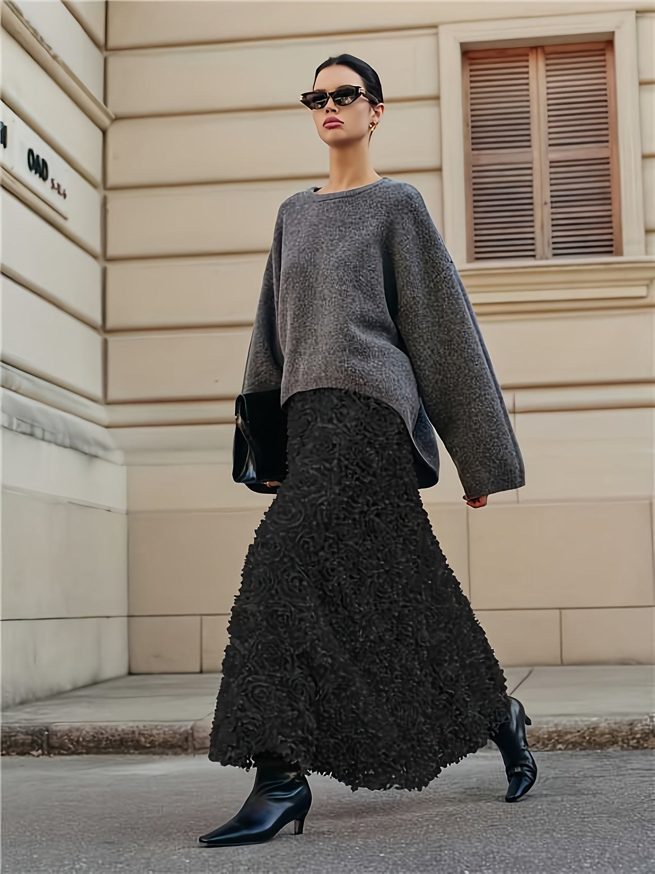 Women's Bridesmaid Dress, Elegant Party Dress with 3D Rose Petal  Christmas New Year