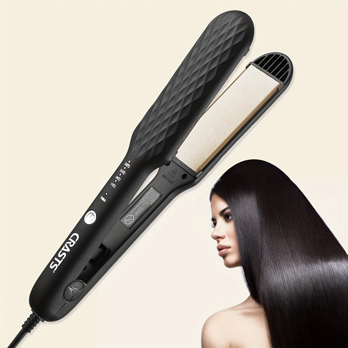Straight Curl Two-in-One Without Damage to Hair