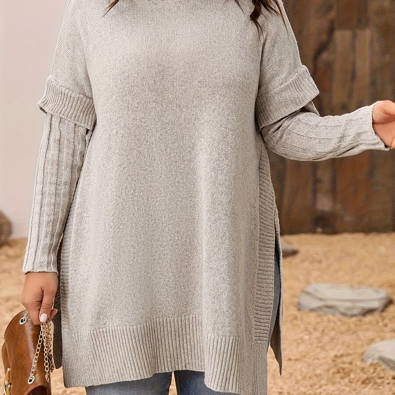 Plus Size - Yutong Women's Fashion Two-Piece Set, Sweater