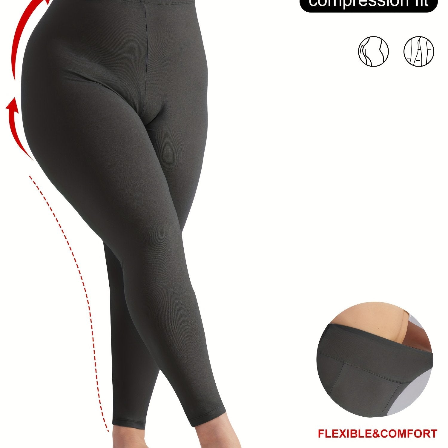 Women's Yoga Leggings with High Waistband, Moisture-Wicking, And Stretchy