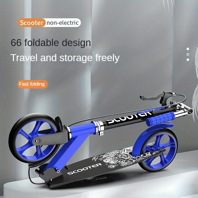 Adult & Teen Foldable Scooter with Front Brake & Suspension