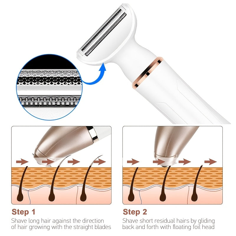 4-in-1 Electric Hair Remover for Women