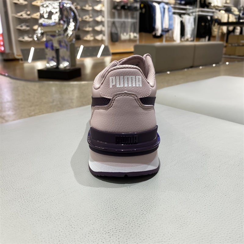 PUMA ST Runner v4 L Retro Casual Sneakers - Low-Top Lace-Up Low-Top Design, Synthetic & Split Synthetic Upper