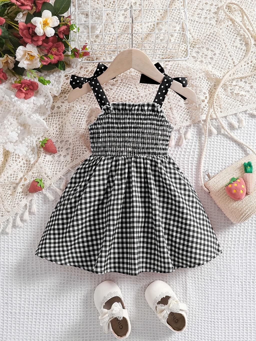 Cute Plaid Summer Dress for Girls 0-3 Years