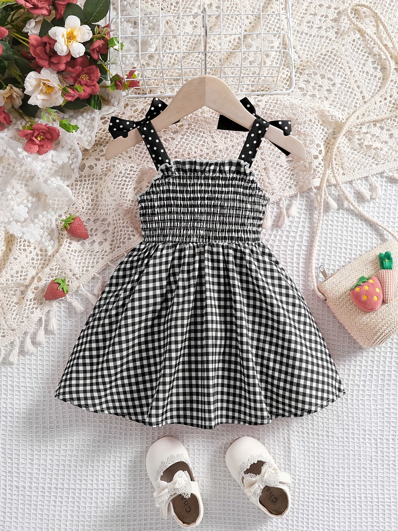 Cute Plaid Summer Dress for Girls 0-3 Years