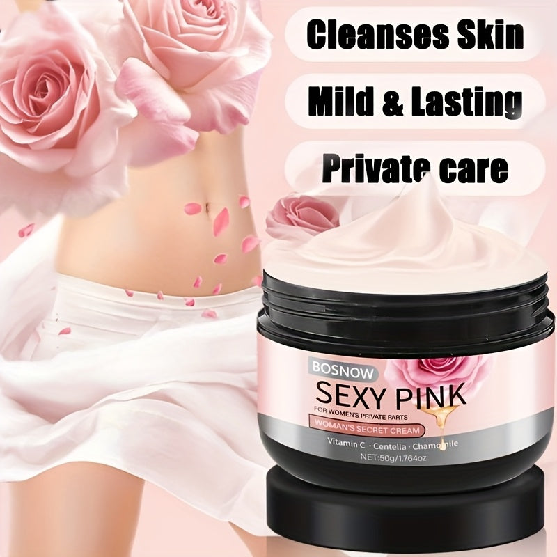 2pcs Pink Private Area Moisturizer Containing Rose and Vitamin C