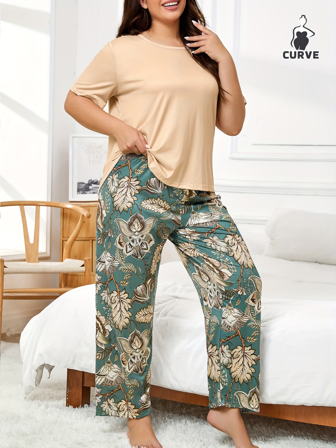 Comfortable Plus Size Pajama Set