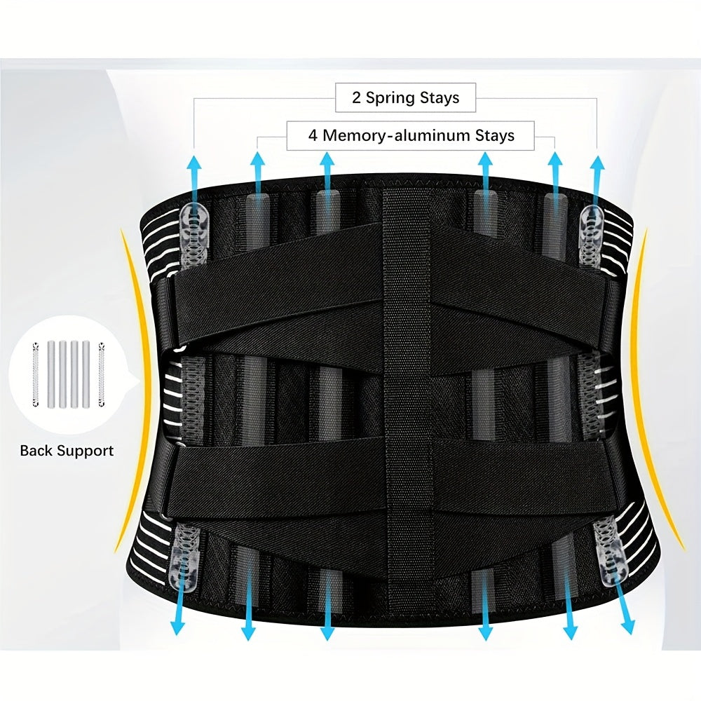 1pc Breathable Back Support for Heavy Lifting