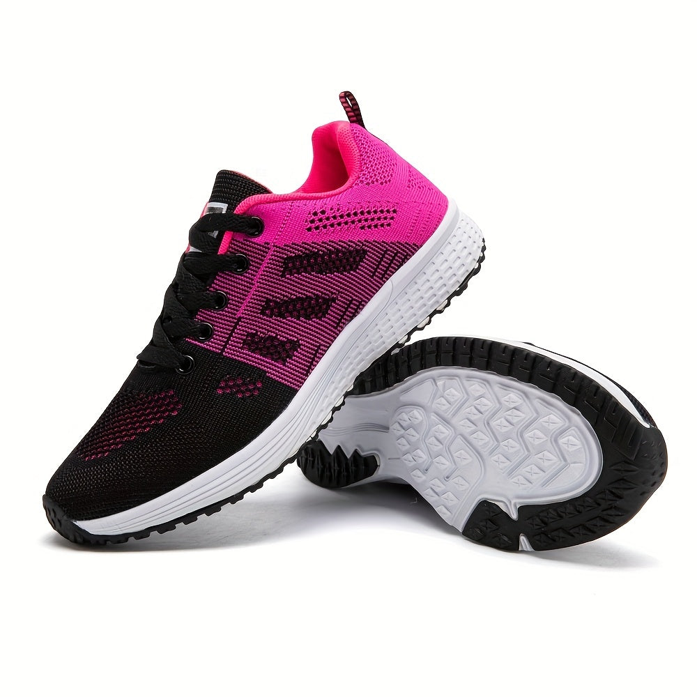 Women's Flying Woven Breathable Running Training Shoes