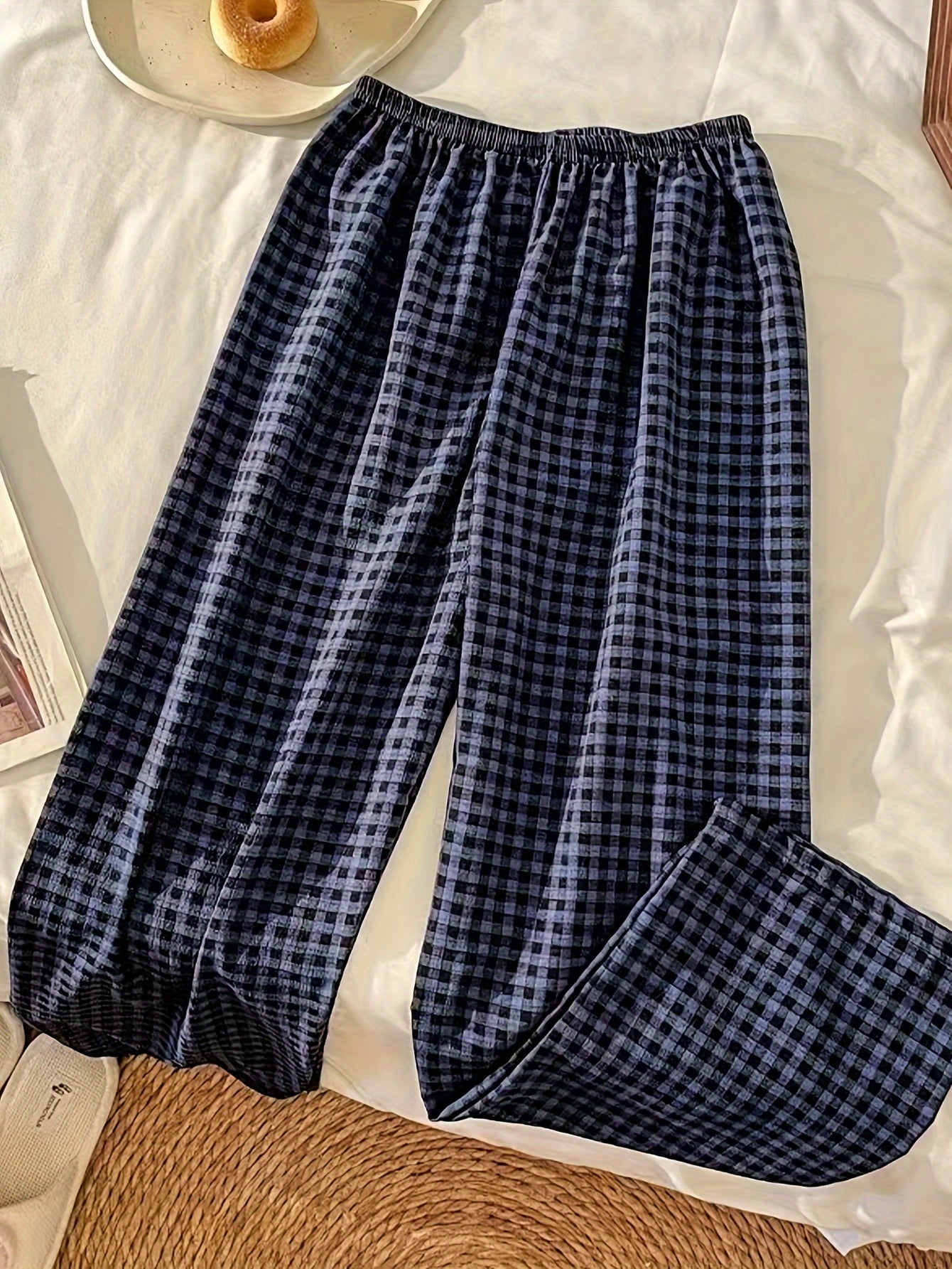 Loose Fit Straight Leg Trousers for Women