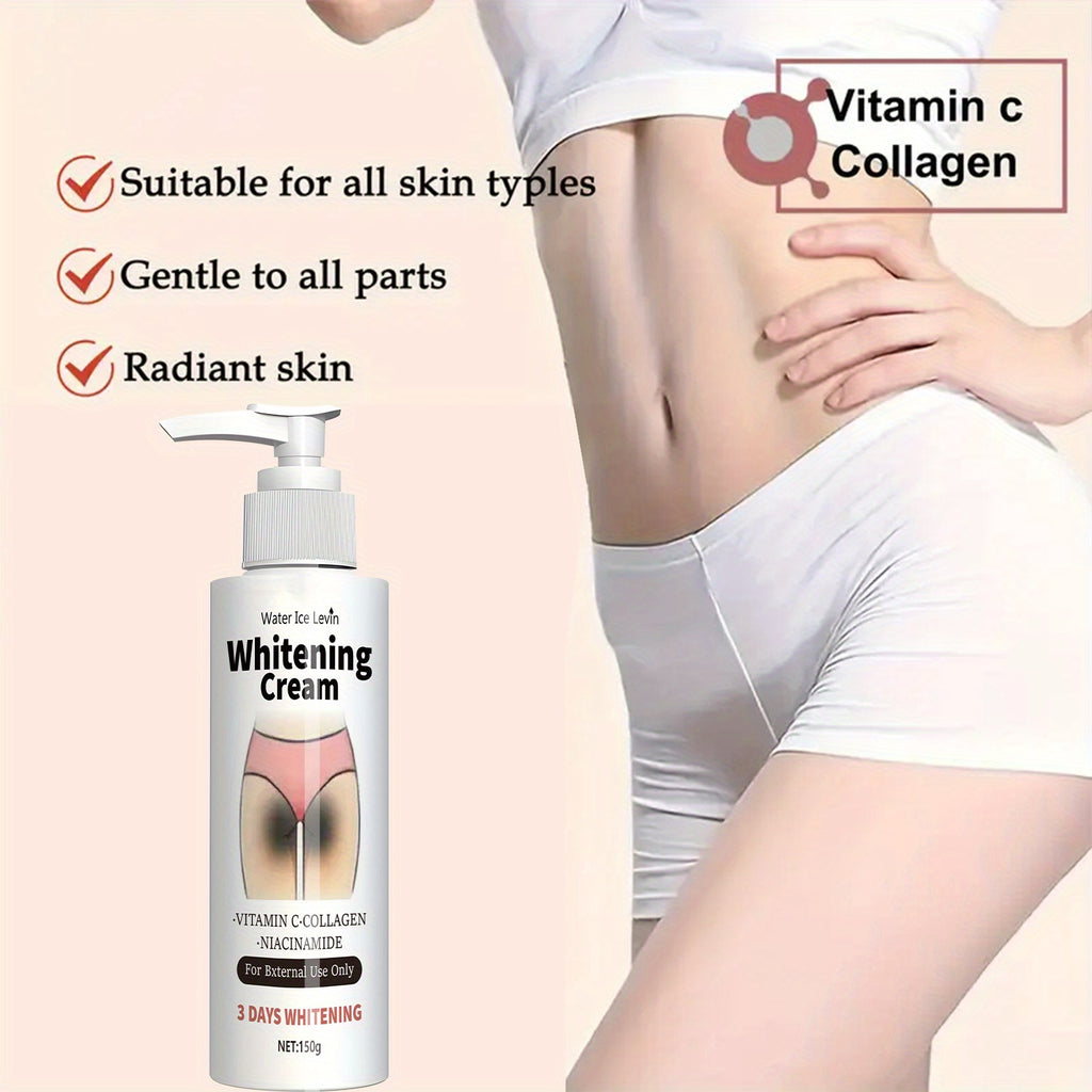 Vitamin C Collagen Whitening Cream for Body, Underarms, Butt & Thighs, private areas