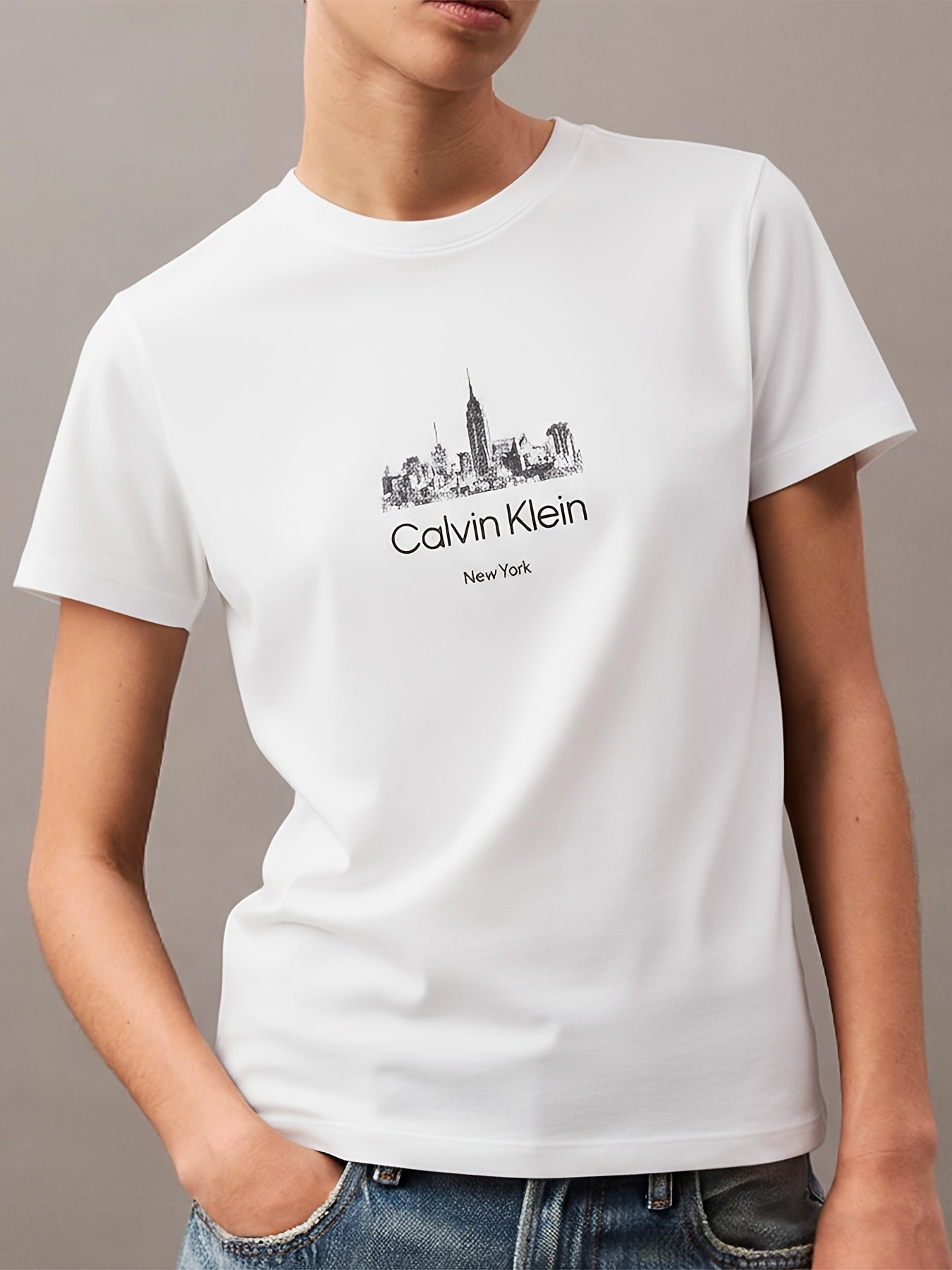 Calvin Klein Women'S Summer Loose Breathable T-Shirt