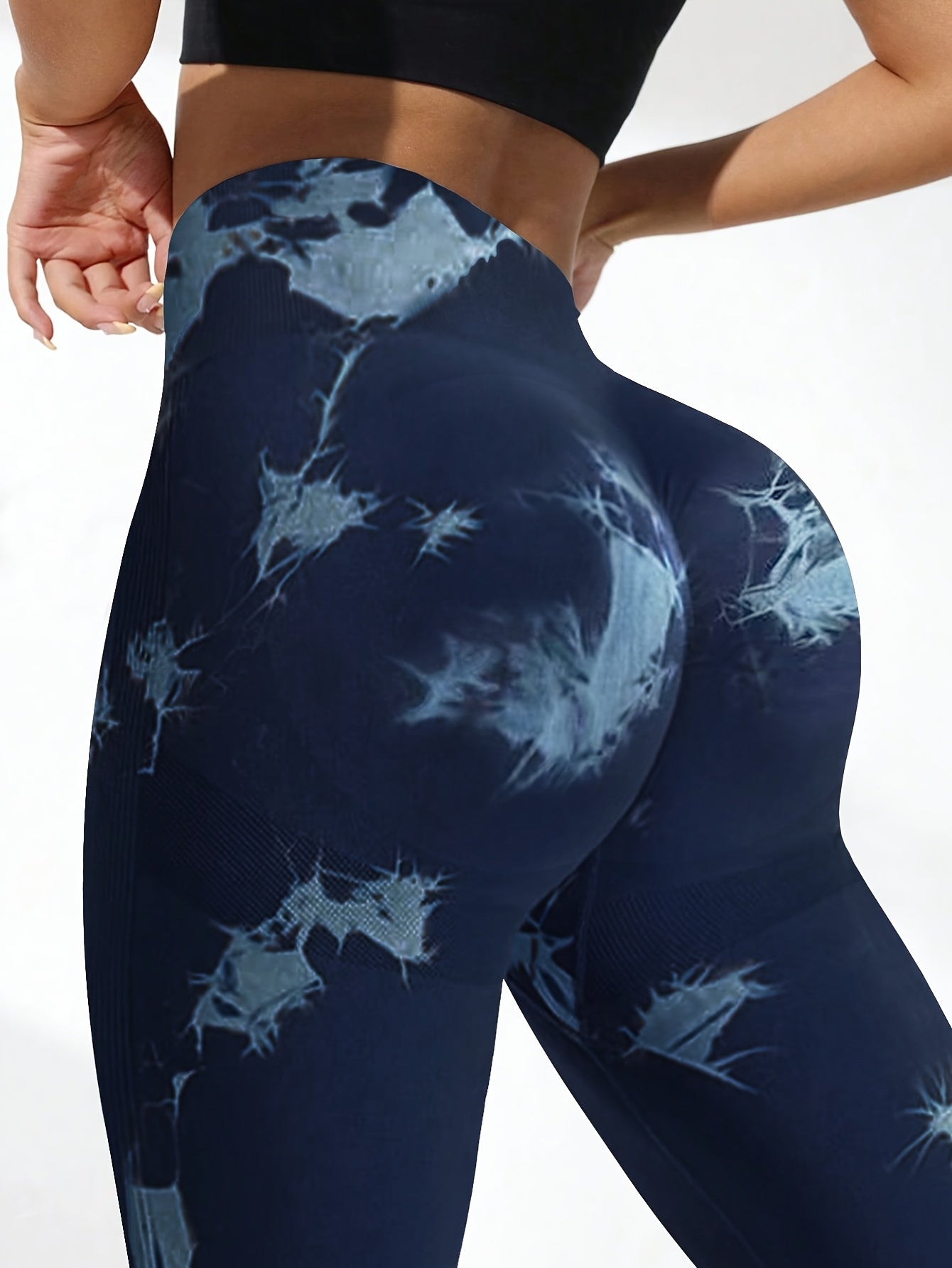 Women's High-Waist Seamless Yoga Leggings Stretchy Breathable