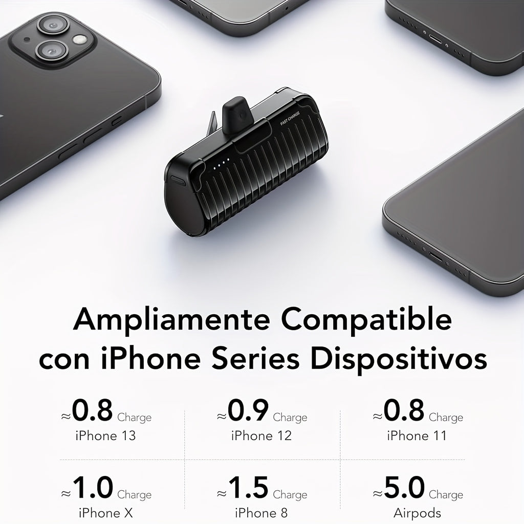 5000mAh Mini Power Bank, PD20W, Folding Stand, Ultra-Thin Portable, Compatible with all Apple series, for iPhone 14/13 Pro/12/XR/for AirPods Pro