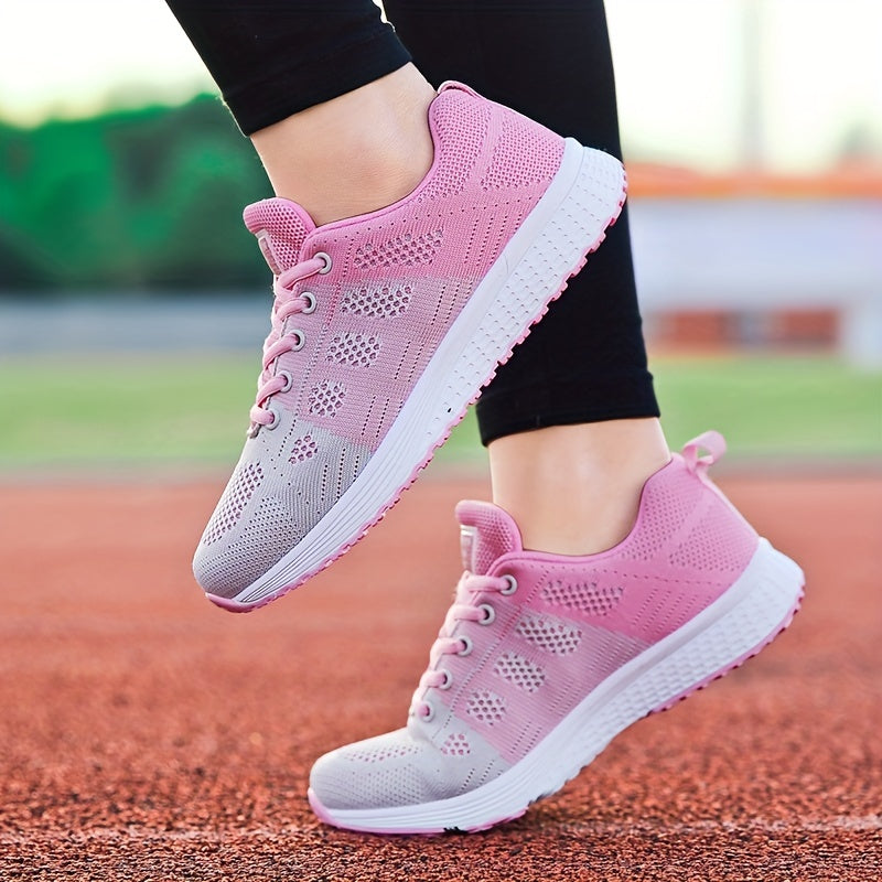 Women's Flying Woven Breathable Running Training Shoes