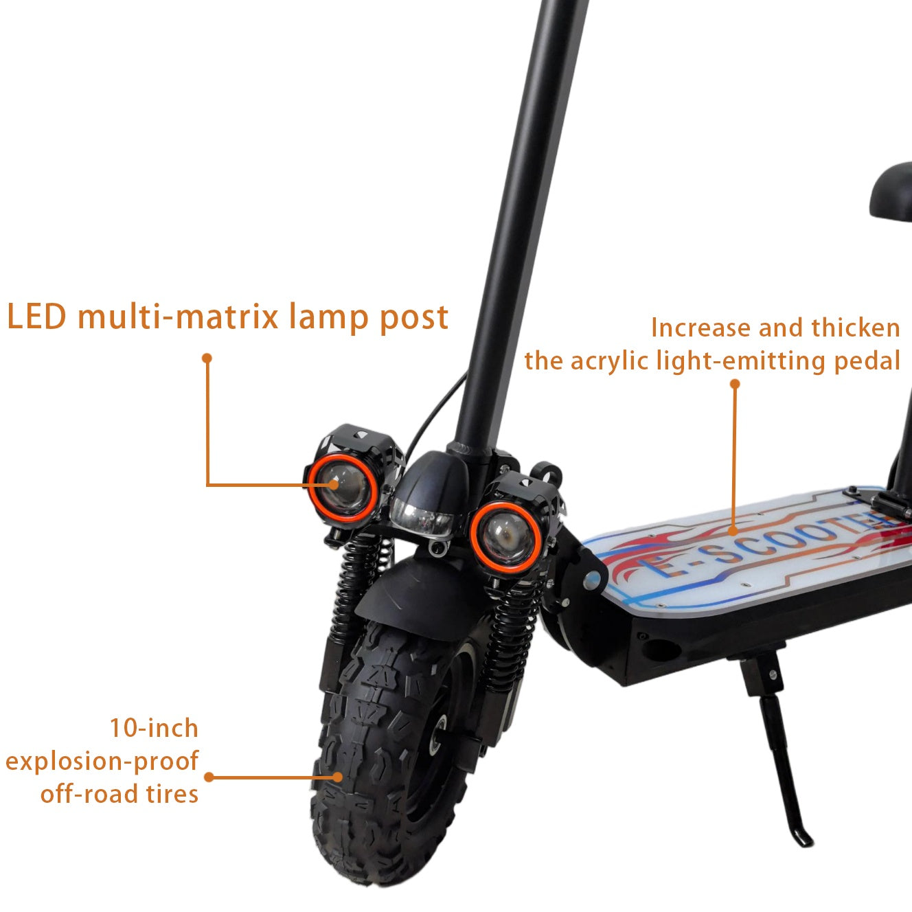 Bolin M6Pro Super Electric Scooter, 500W Super Motor, 55KM Range